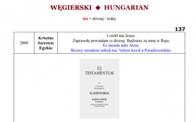 Mais de Cem Bíblias Dizem “te digo hoje”